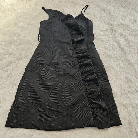 Milly New York size 4 bow brocade wrap cocktail dress - Picture 15 of 16